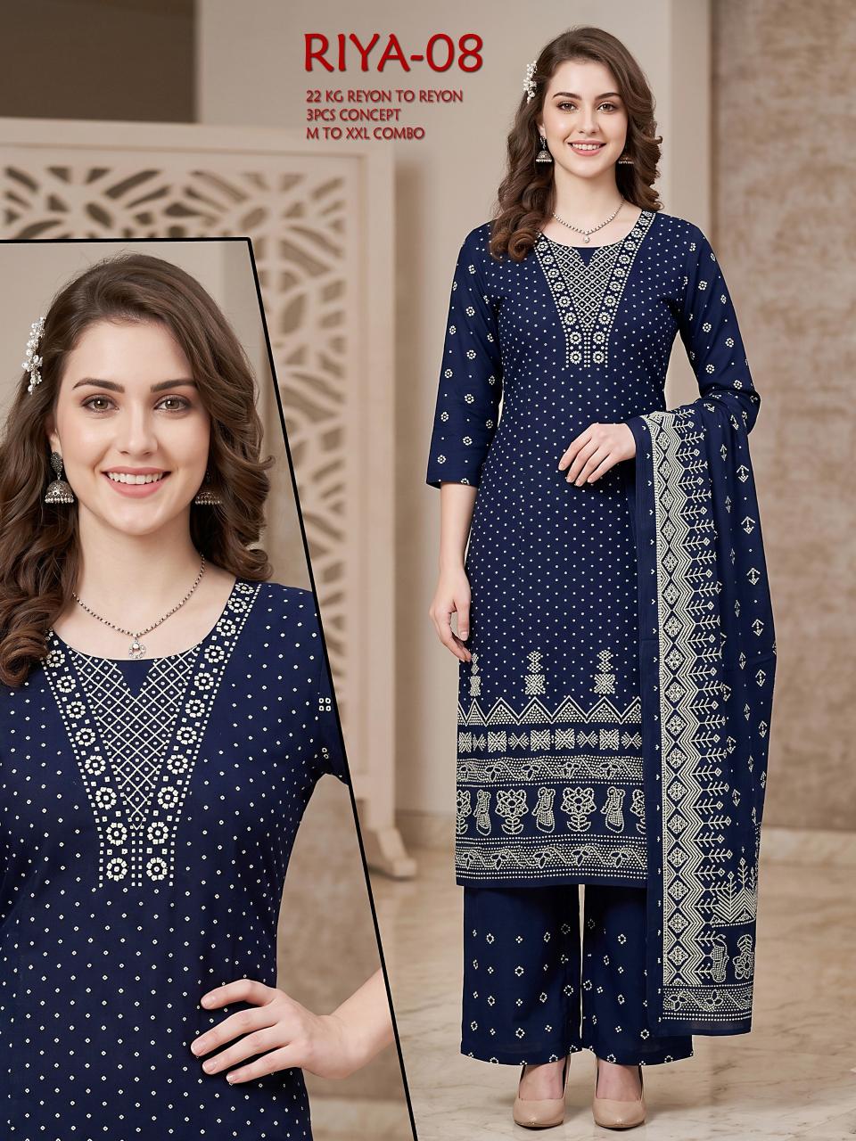 Felocity Riya 0.2 catalog best wholesale lucknowi kurti