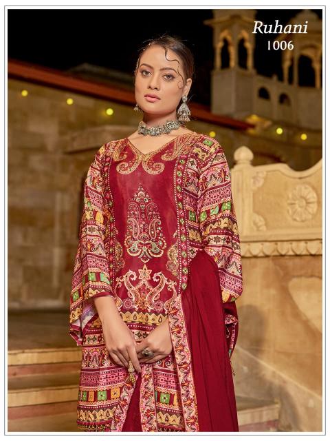 Felocity Ruhani catalog kurti palazzo set wholesale