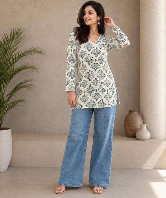 Felocity ZN 201 DK catalog cotton kurti manufacturer wholesaler