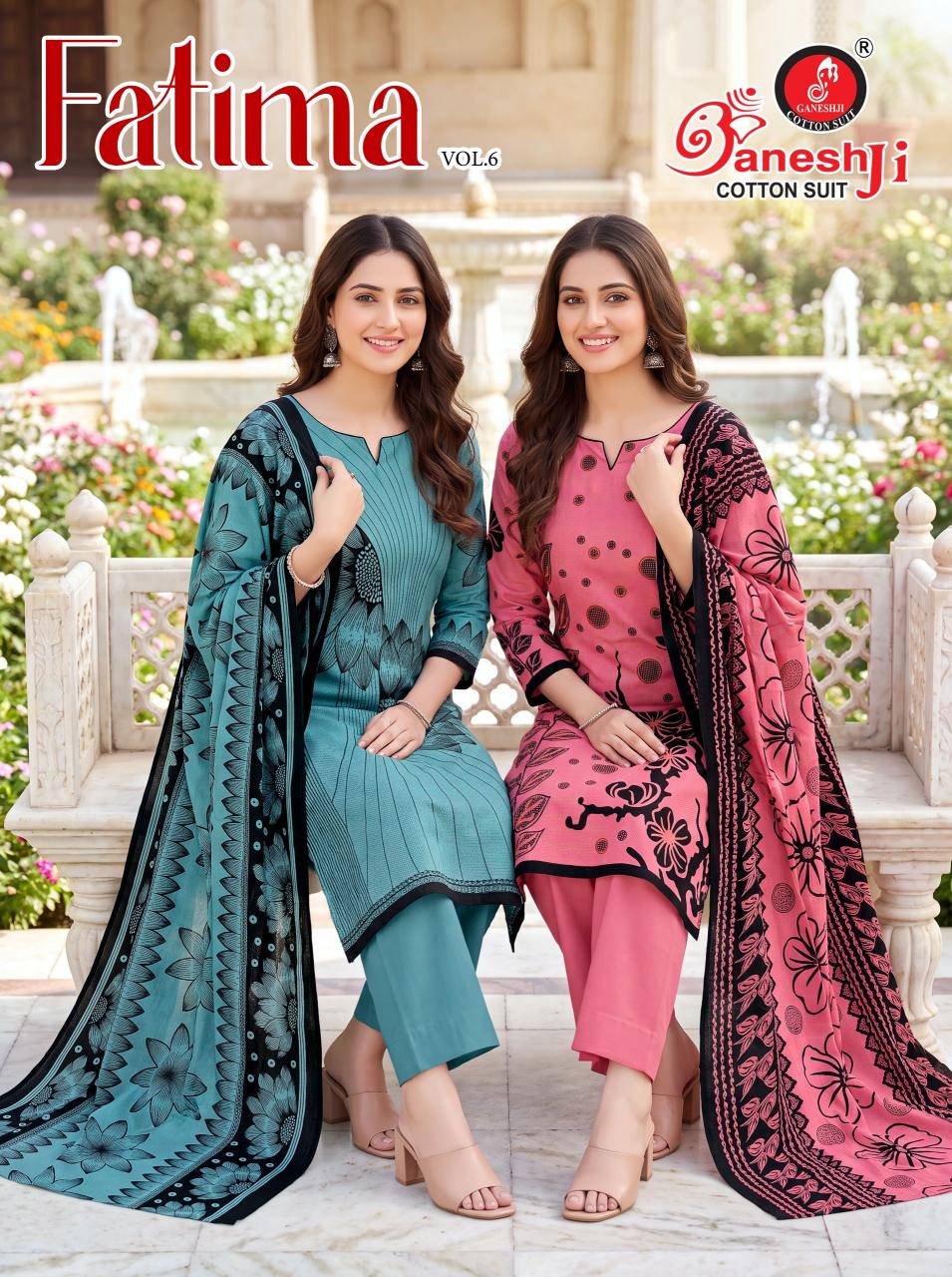 Ganeshji Fatima Vol 6 – Dress Material Wholesale Catalog
