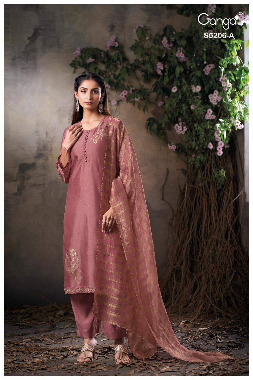 Ganga Anyasa 5206 catalog salwar kameez catalog wholesale