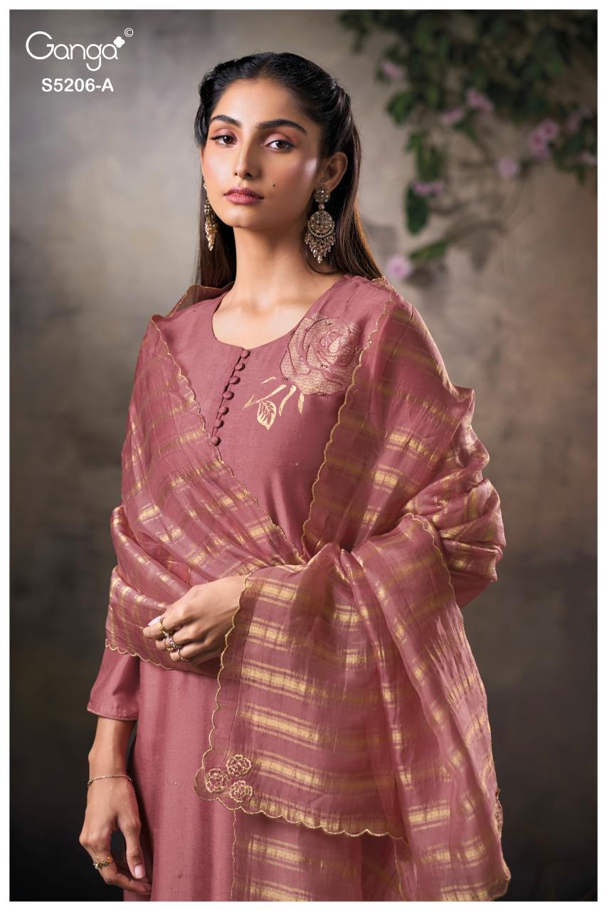 Ganga Anyasa 5206 catalog salwar kameez catalog wholesale