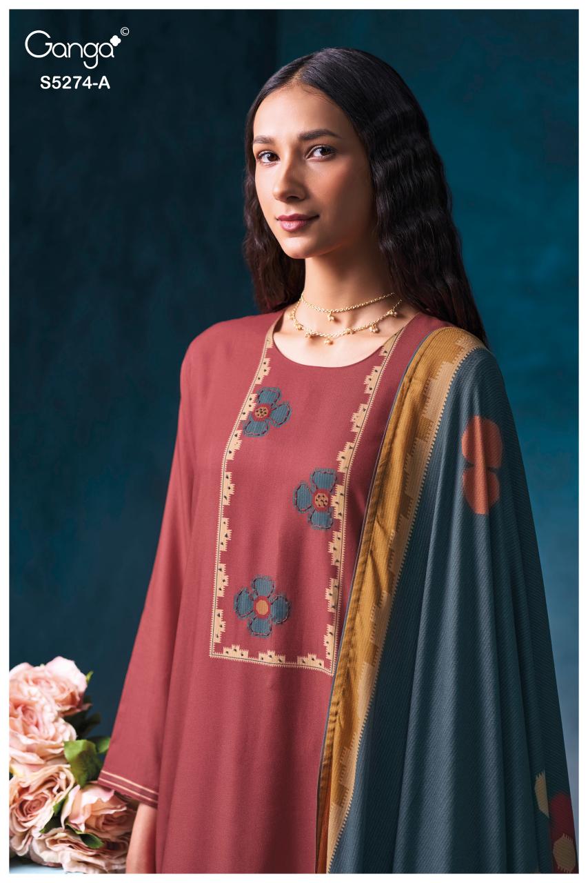 Ganga Artemis 5274 catalog wholesale salwar kameez catalogue eid collection