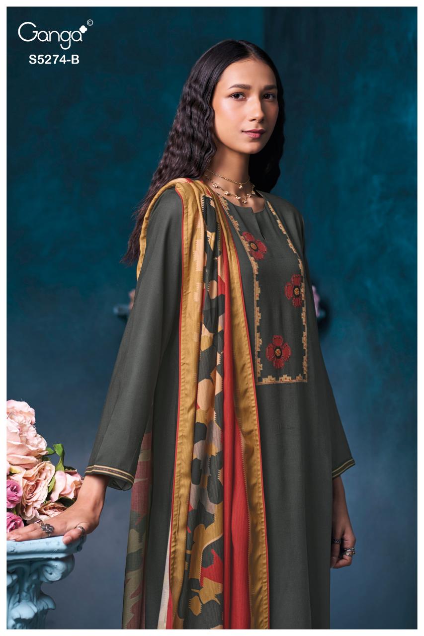 Ganga Artemis 5274 catalog wholesale salwar kameez catalogue eid collection