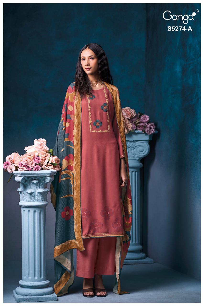 Ganga Artemis 5274 catalog wholesale salwar kameez catalogue eid collection