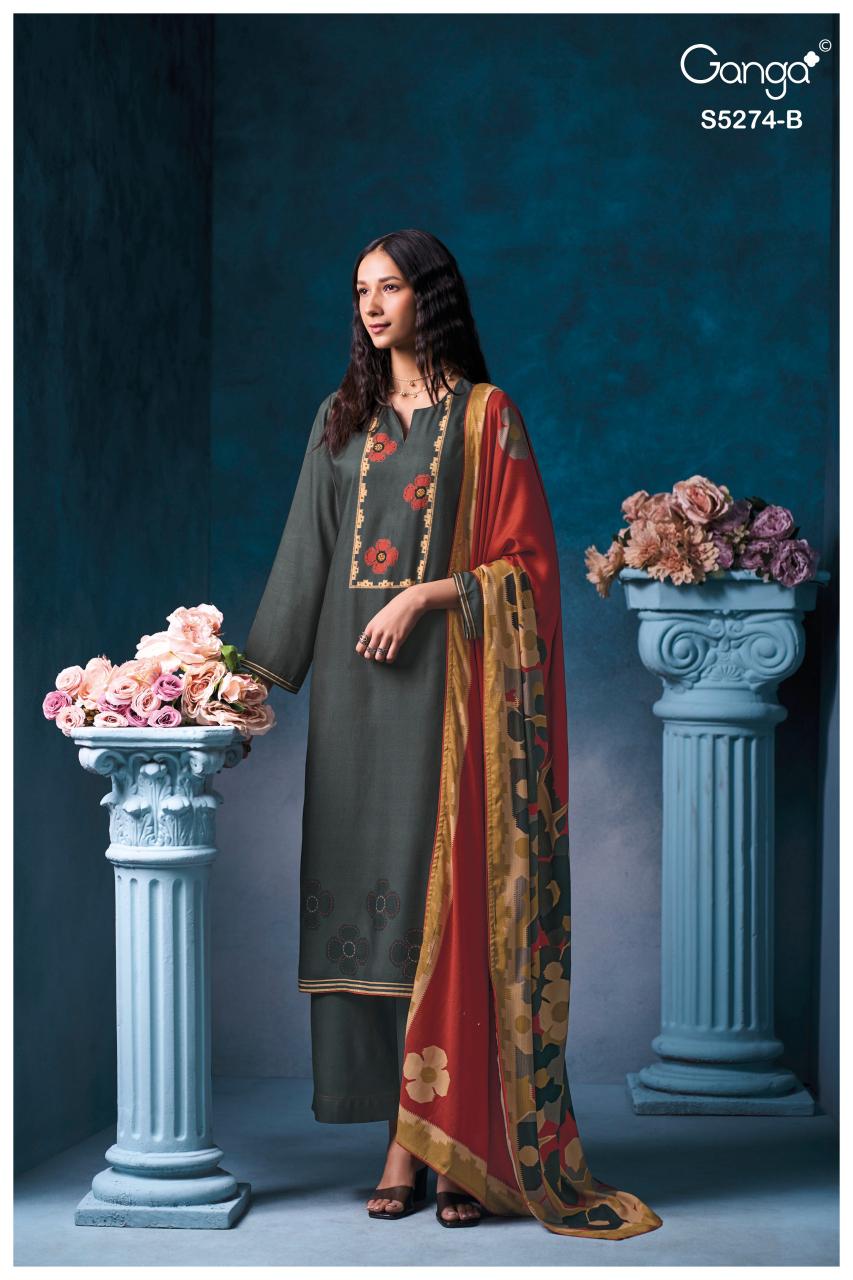 Ganga Artemis 5274 catalog wholesale salwar kameez catalogue eid collection