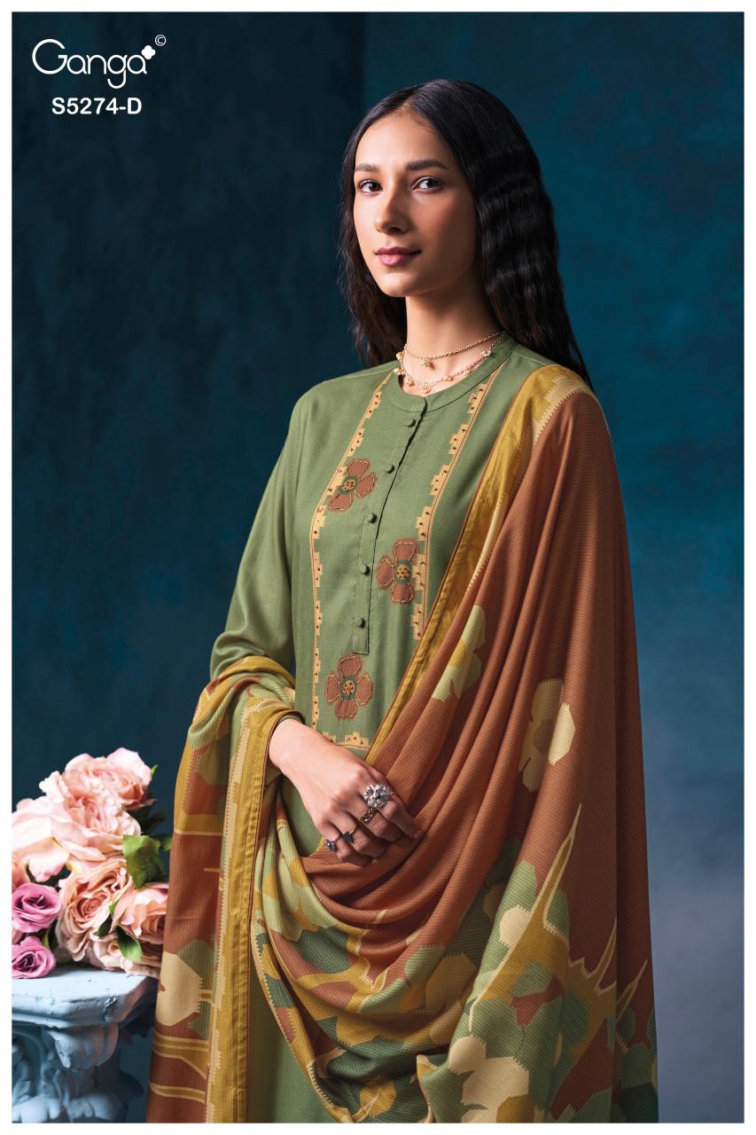 Ganga Artemis 5274 catalog wholesale salwar kameez catalogue eid collection