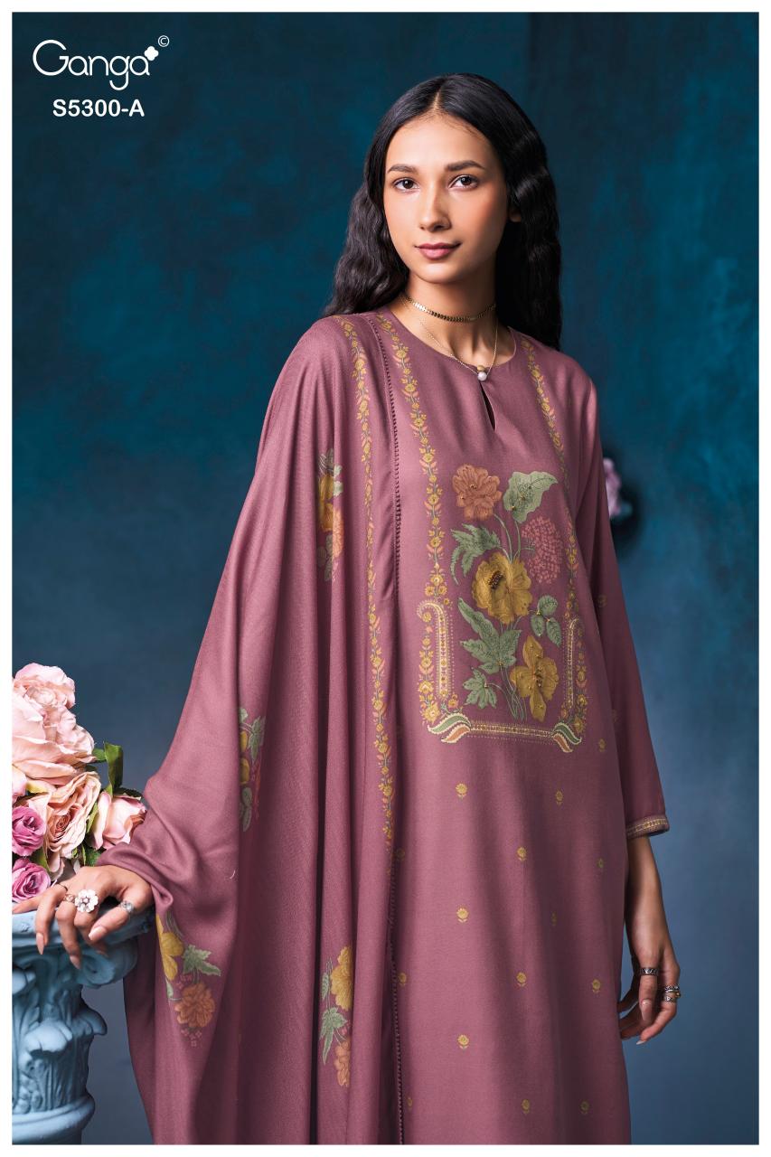 Ganga Bayael 5300 catalog salwar kameez wholesale ahmedabad