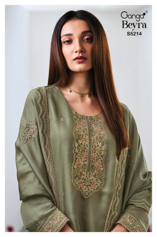 Ganga Beyra 5214 catalog churidar salwar kameez wholesale market