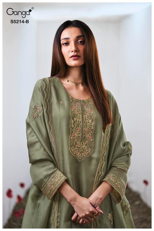 Ganga Beyra 5214 catalog churidar salwar kameez wholesale market
