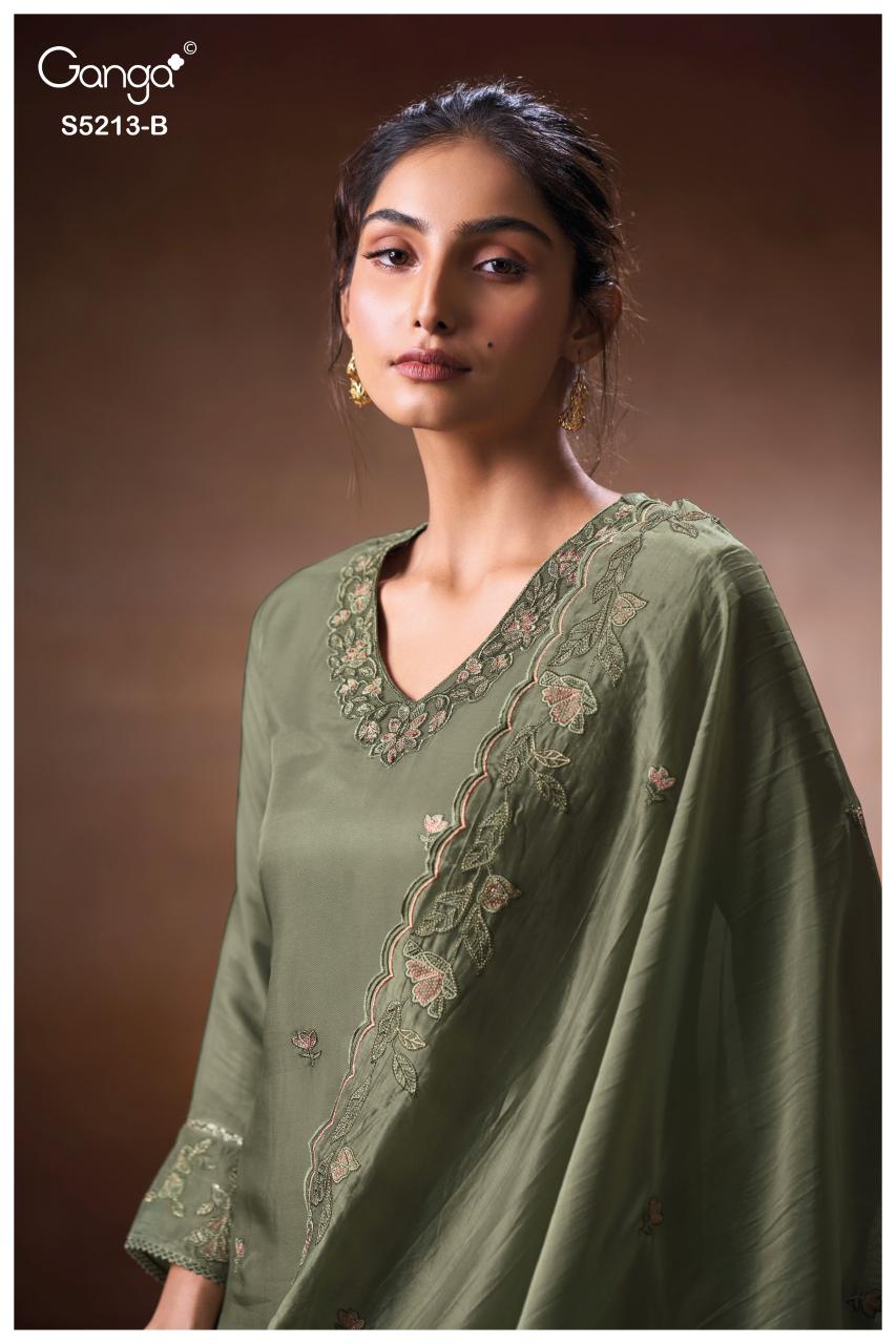 Ganga Binaesa 5213 catalog wholesale salwar kameez pakistani