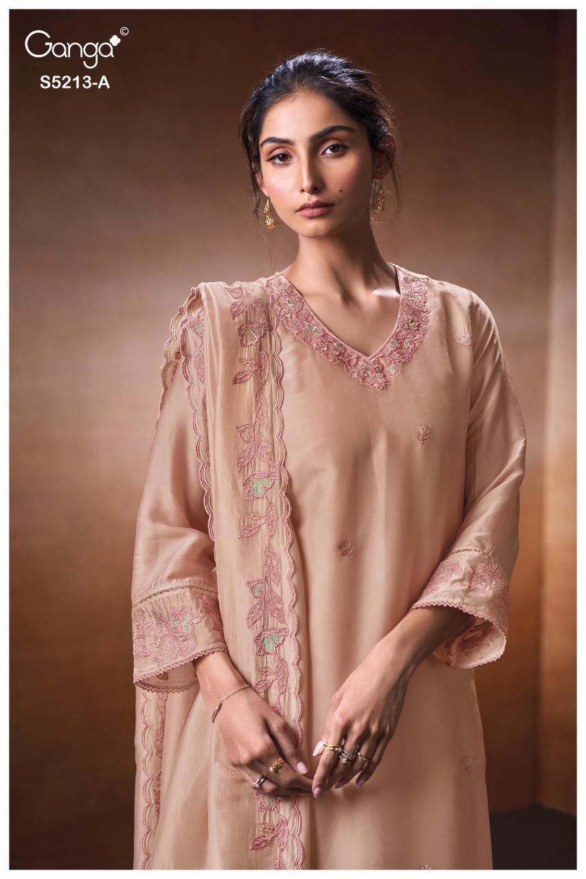 Ganga Binaesa 5213 catalog wholesale salwar kameez pakistani