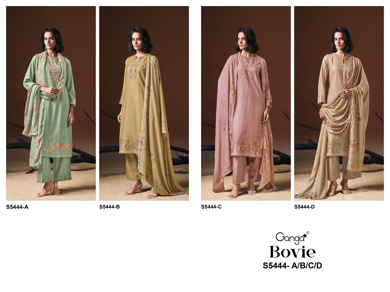 Ganga Bovie 5444 catalog www wholesale salwar kameez com