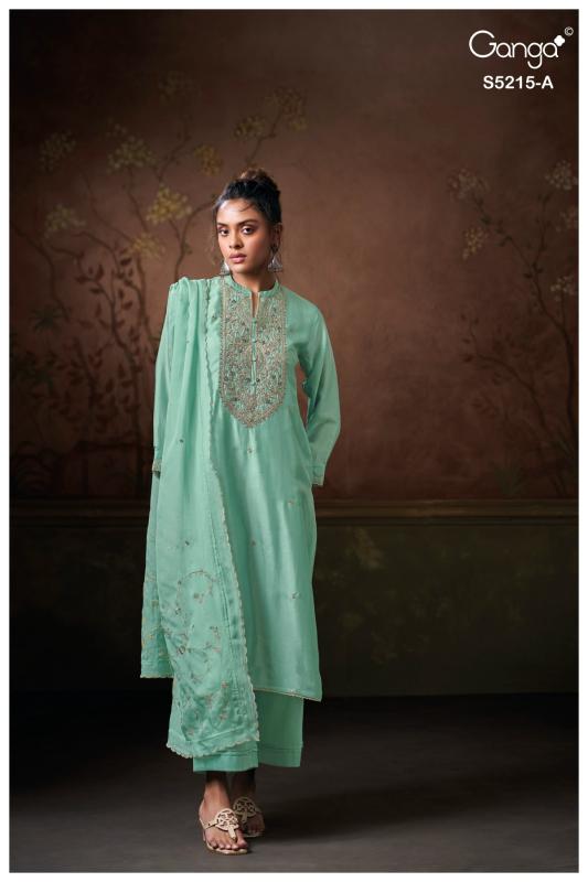 Ganga Breaeka 5215 catalog wholesale banarsi salwar kameez