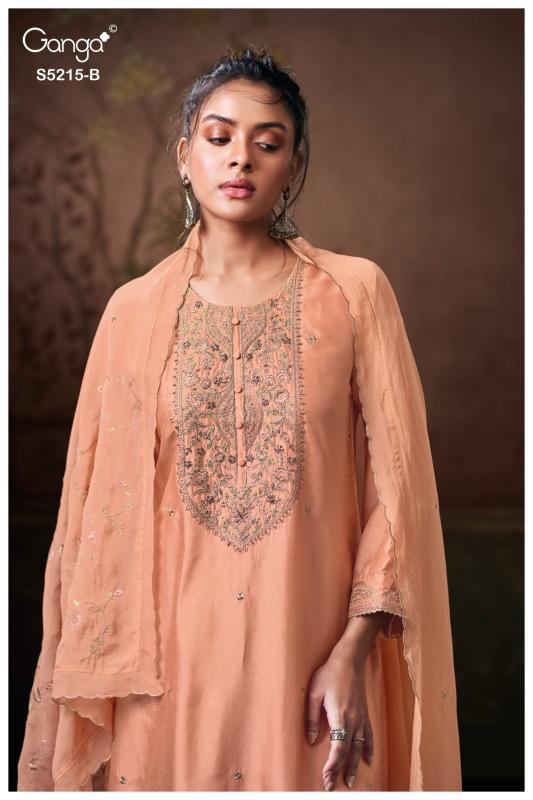 Ganga Breaeka 5215 catalog wholesale banarsi salwar kameez