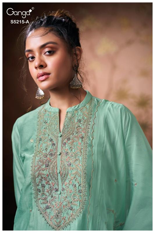 Ganga Breaeka 5215 catalog wholesale banarsi salwar kameez