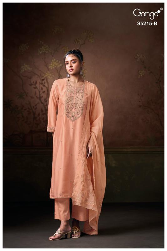 Ganga Breaeka 5215 catalog wholesale banarsi salwar kameez
