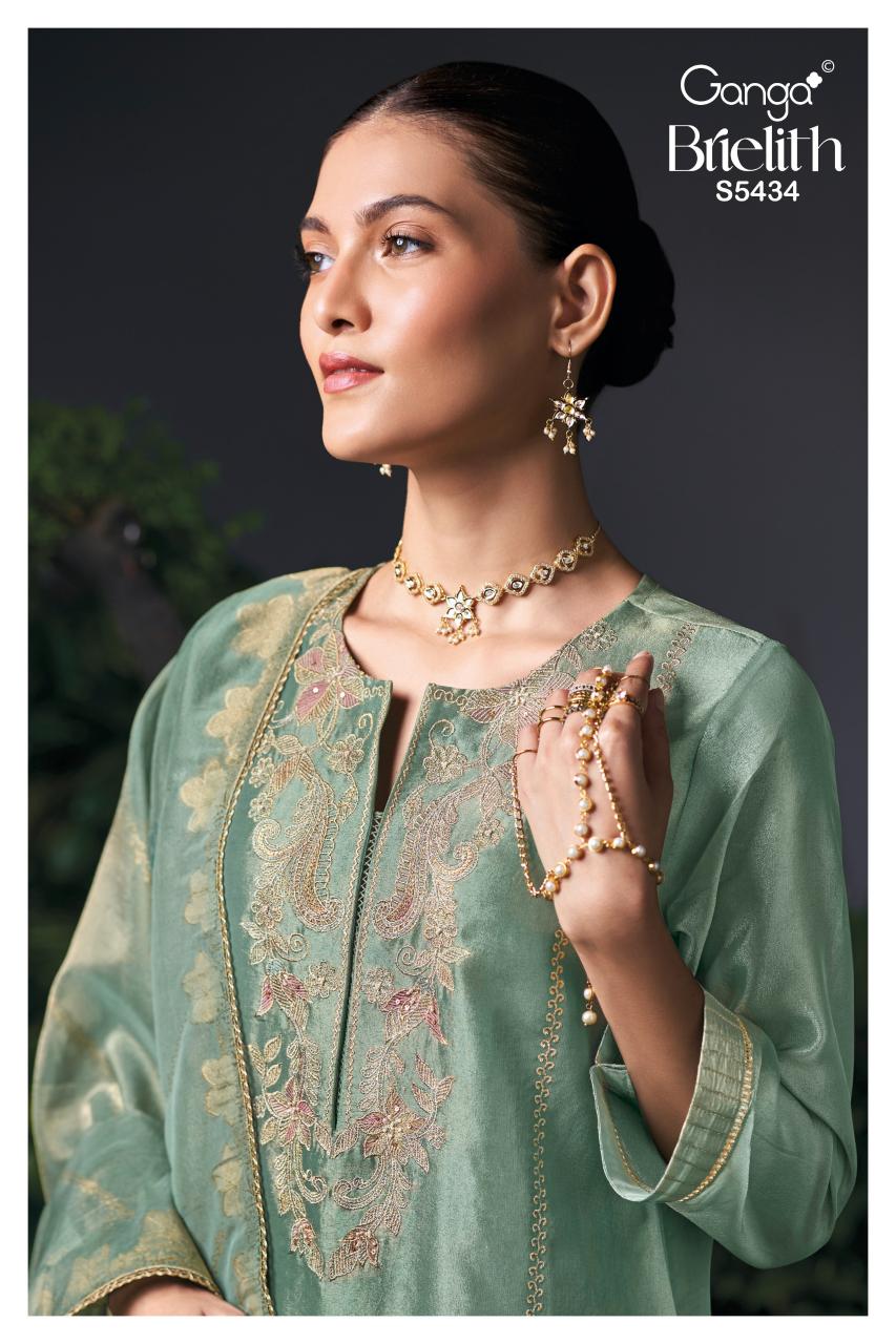 Ganga Brielith 5434 catalog salwar kameez wholesale market in mumbai
