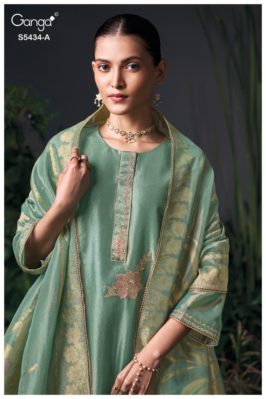 Ganga Brielith 5434 catalog salwar kameez wholesale market in mumbai