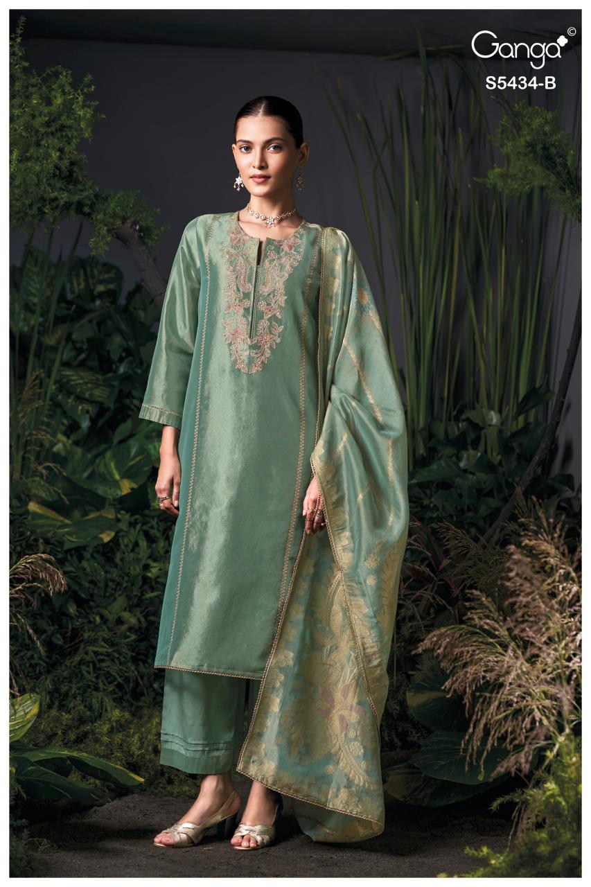 Ganga Brielith 5434 catalog salwar kameez wholesale market in mumbai