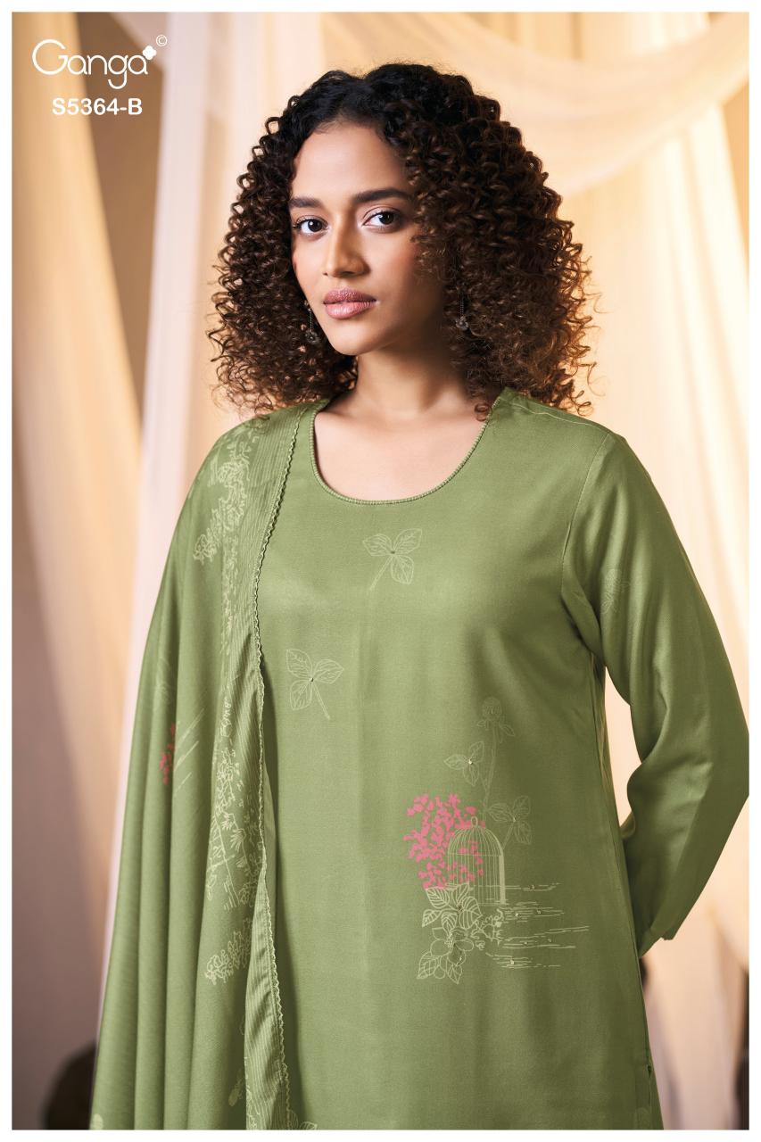Ganga Brunella 5364 catalog wholesale salwar kameez pakistan