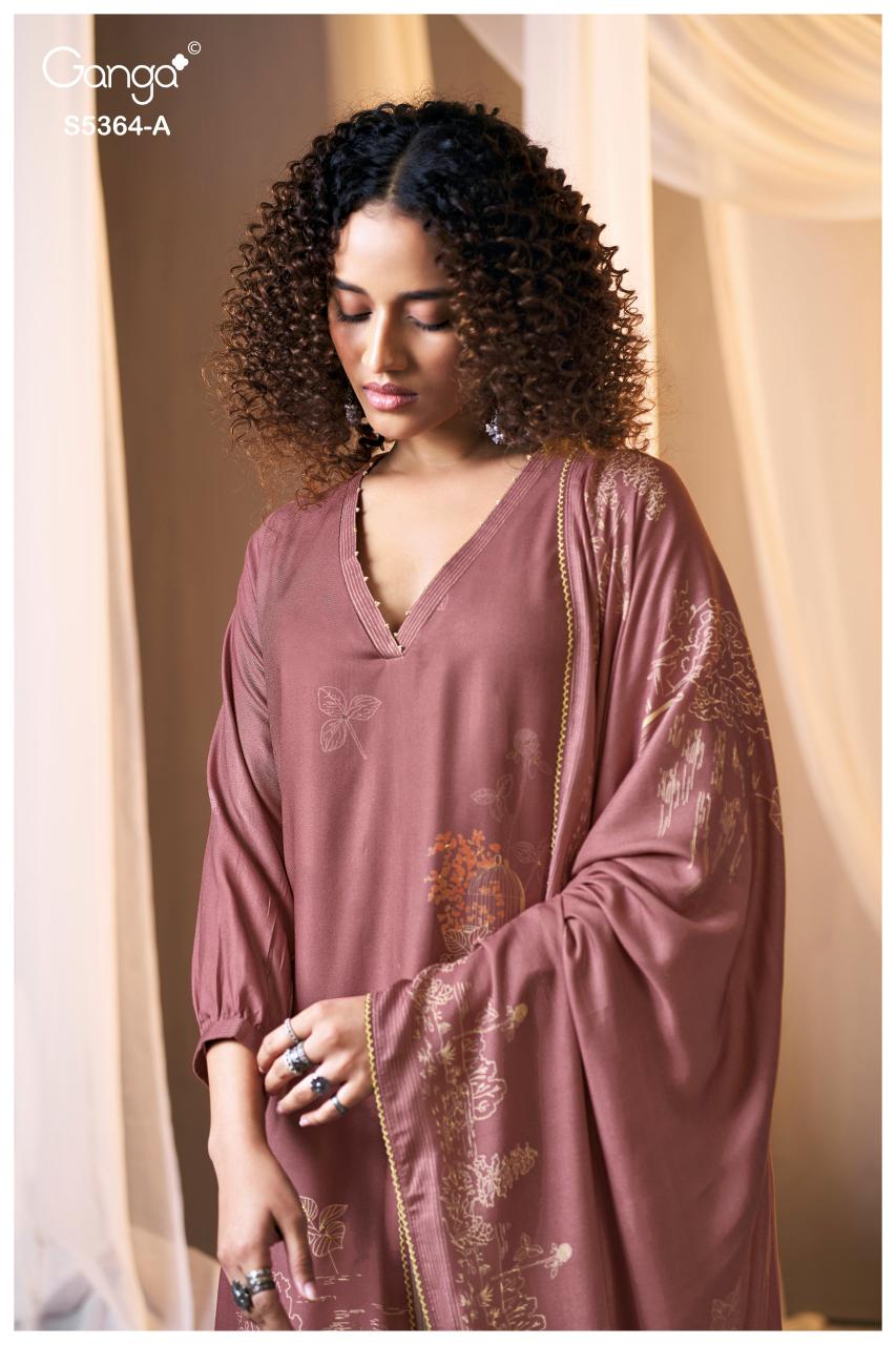 Ganga Brunella 5364 catalog wholesale salwar kameez pakistan