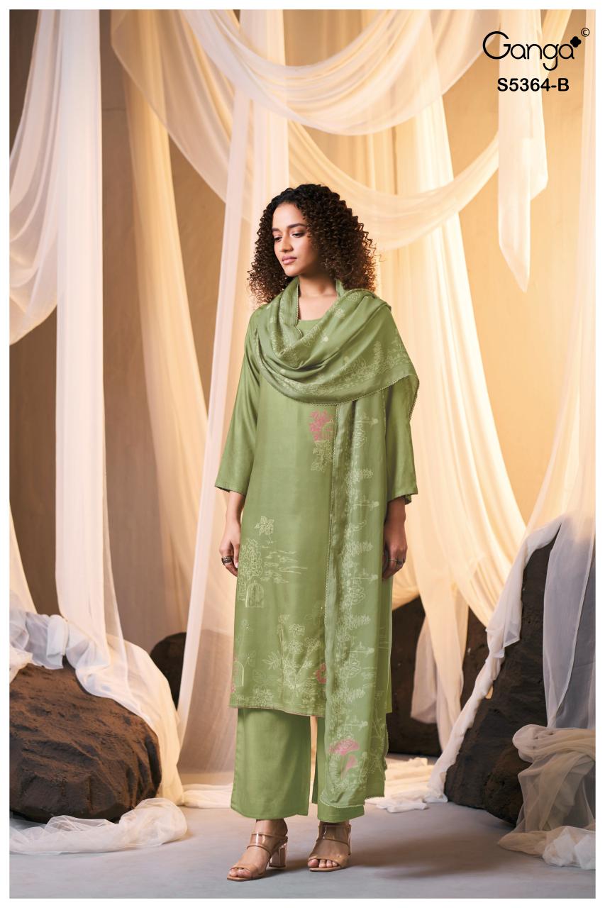 Ganga Brunella 5364 catalog wholesale salwar kameez pakistan