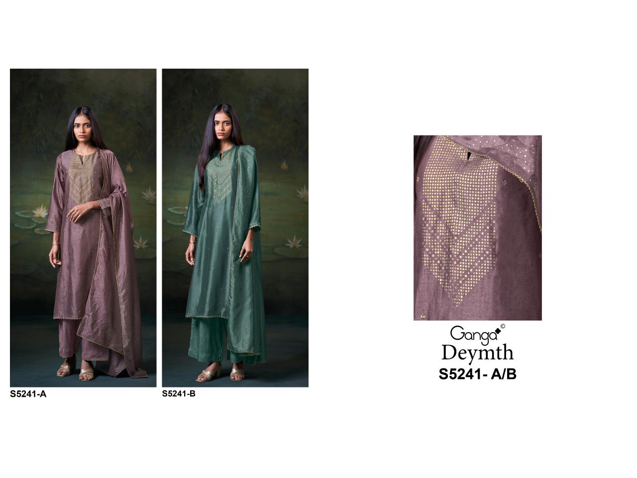 Ganga Deymth 5241 Catalog wholesale salwar kameez mart