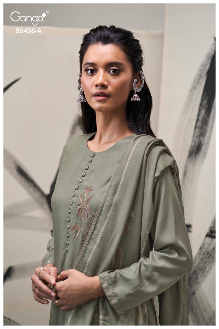 Ganga Dreaka 5438 catalog designer salwar kameez wholesale in delhi 