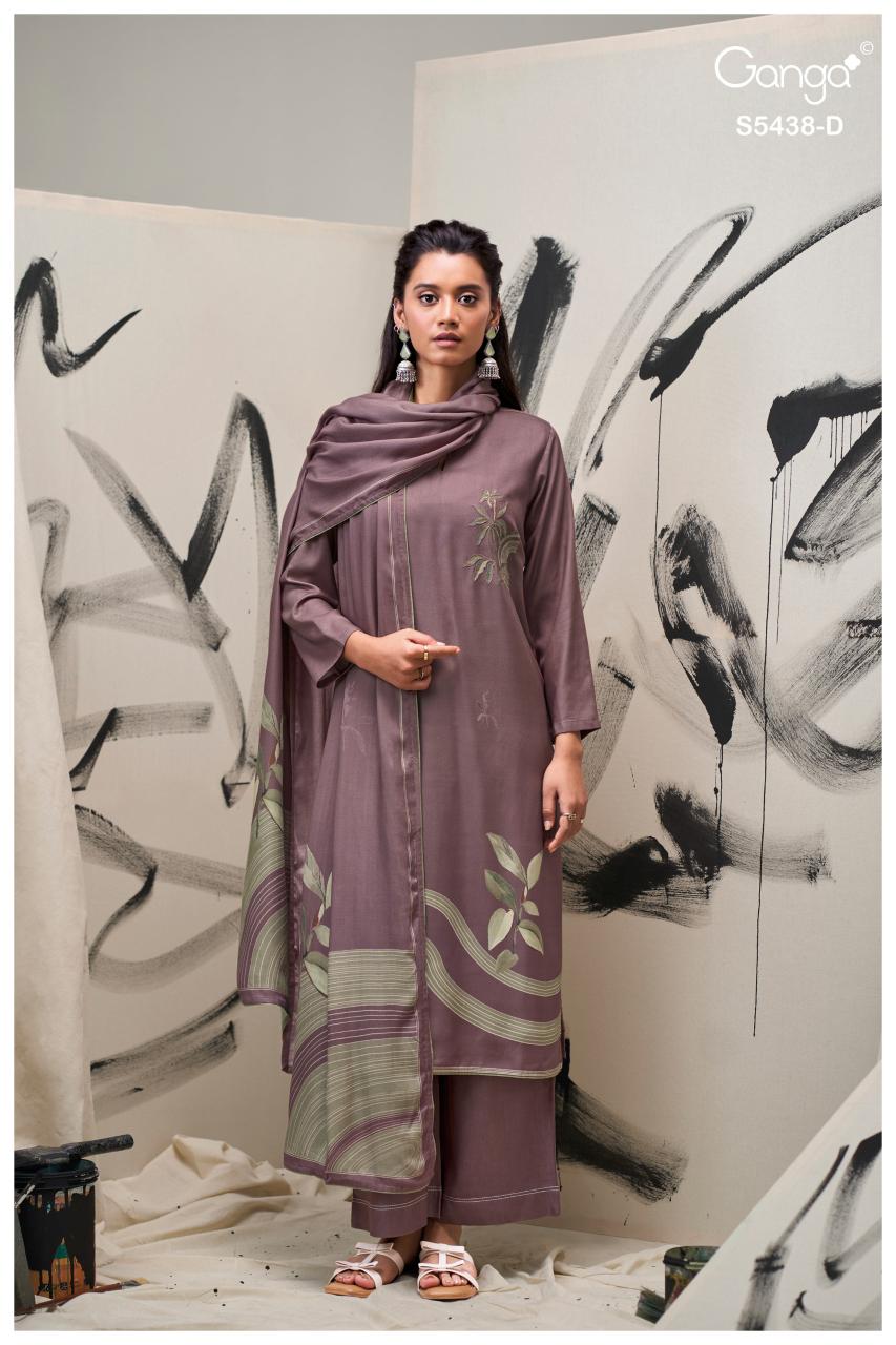 Ganga Dreaka 5438 catalog designer salwar kameez wholesale in delhi 