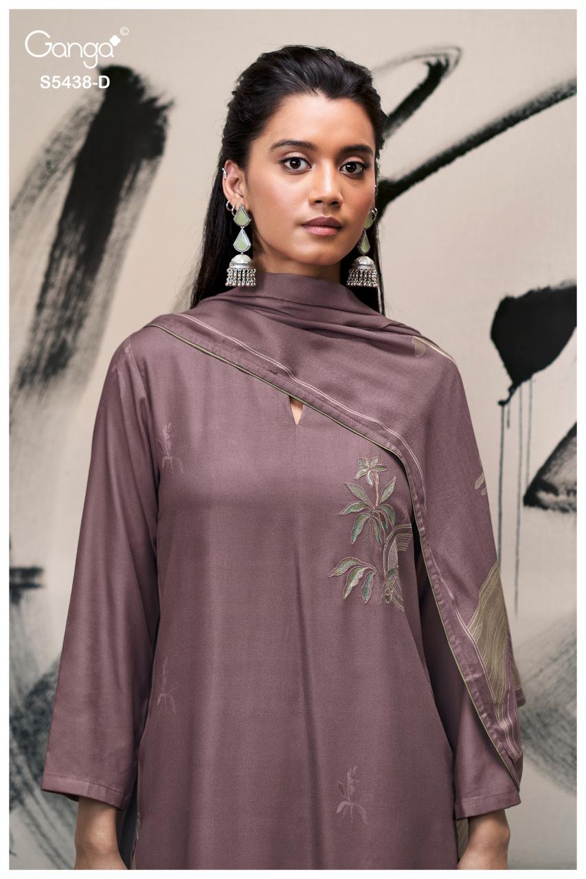 Ganga Dreaka 5438 catalog designer salwar kameez wholesale in delhi 