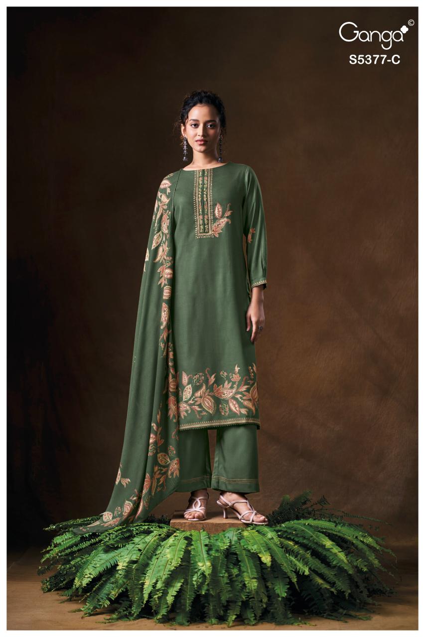 Ganga Eloisna 5377 catalog traditional salwar kameez wholesale