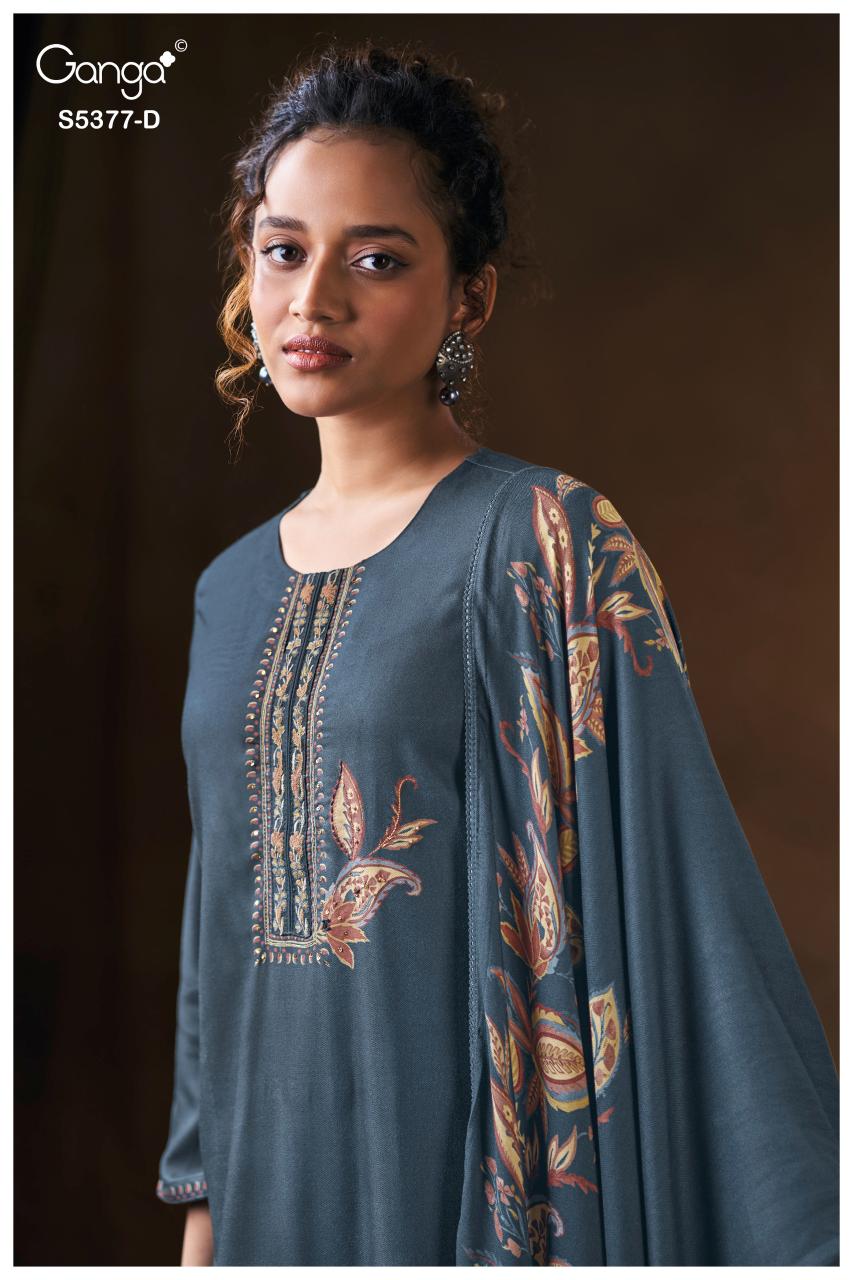 Ganga Eloisna 5377 catalog traditional salwar kameez wholesale