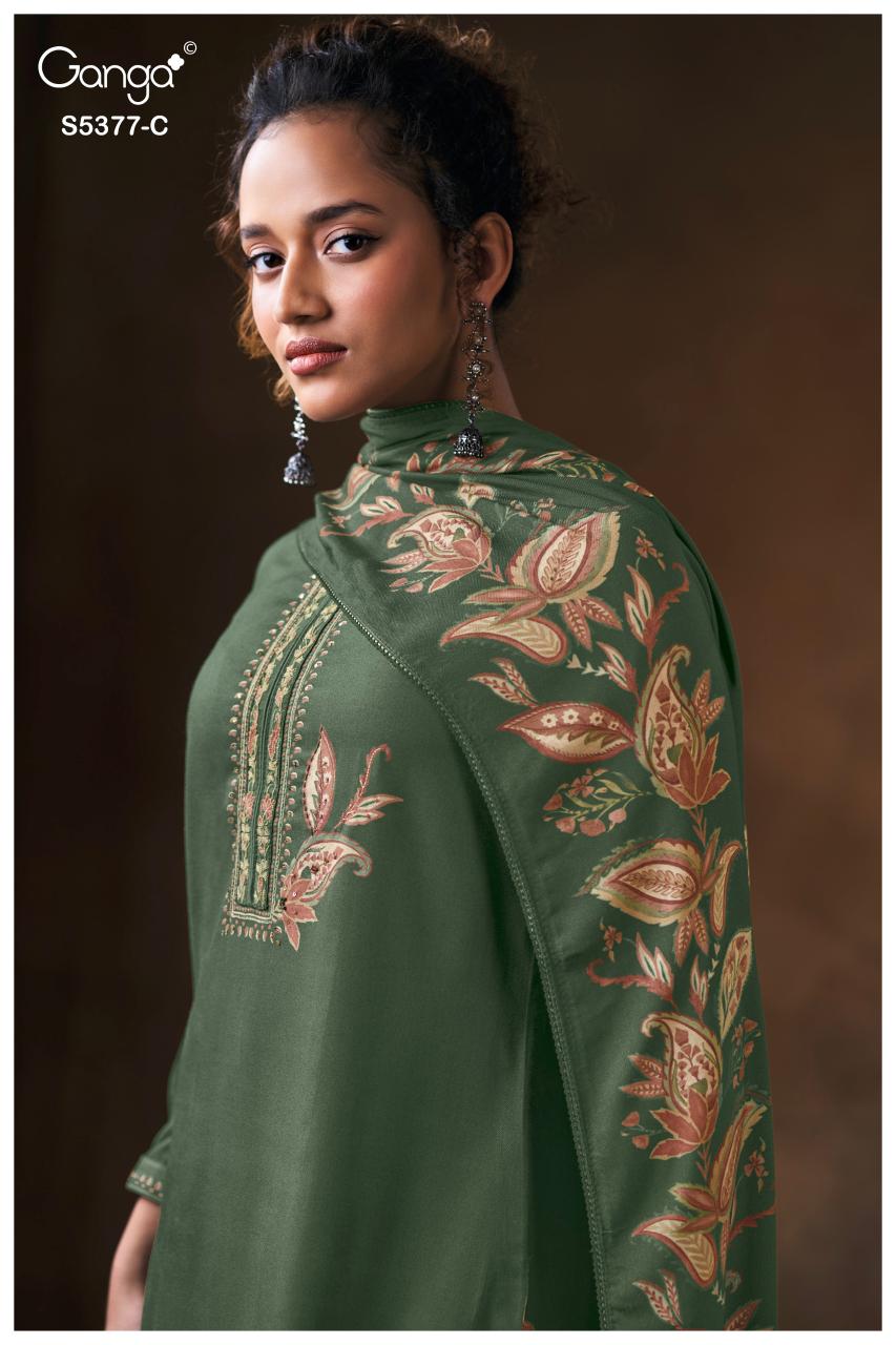 Ganga Eloisna 5377 catalog traditional salwar kameez wholesale