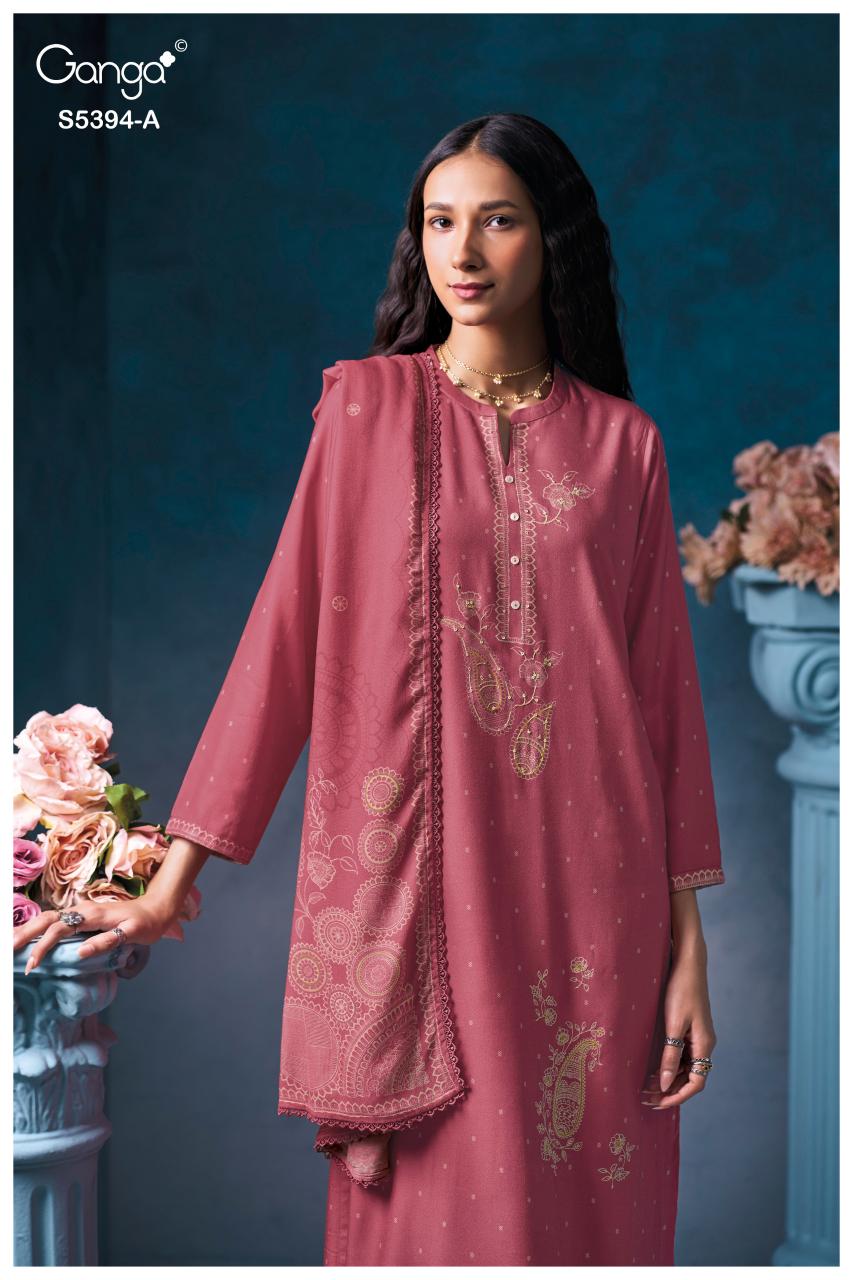 Ganga Elvaya 5394 catalog designer salwar kameez wholesale in kolkata