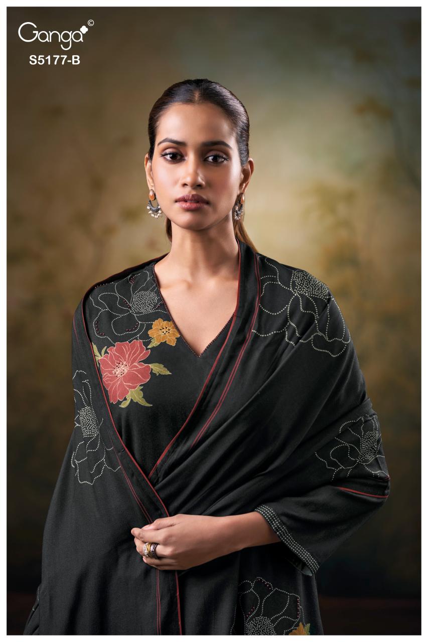 Ganga Erem 5177 catalog straight salwar kameez wholesale
