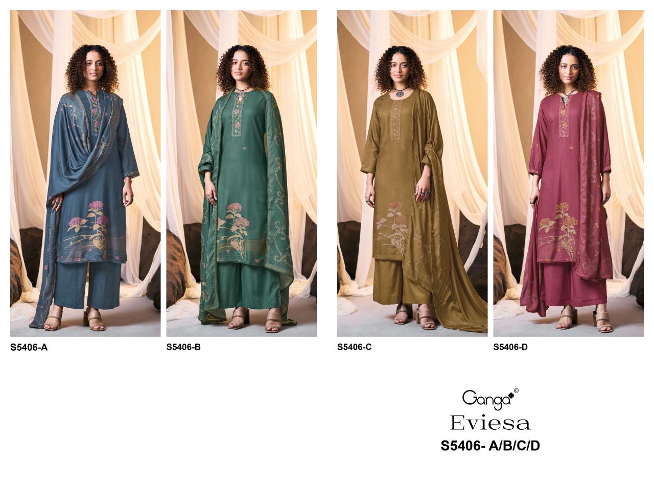 Ganga Eviesa 5406 catalog www wholesale salwar kameez with price
