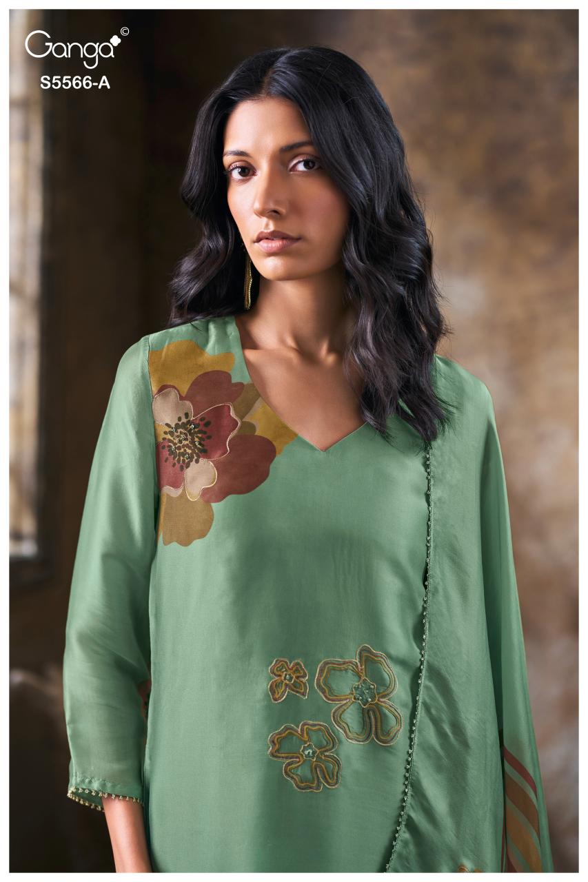 Ganga Fariyah 5566 catalog salwar kameez surat wholesale