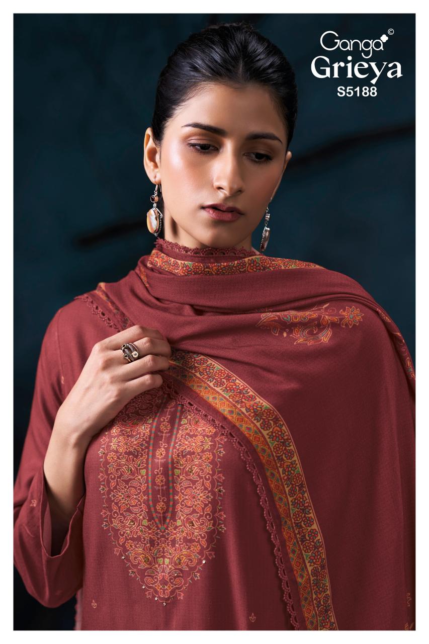 Ganga Grieya 5188 catalog wholesale latest salwar kameez designs catalogue