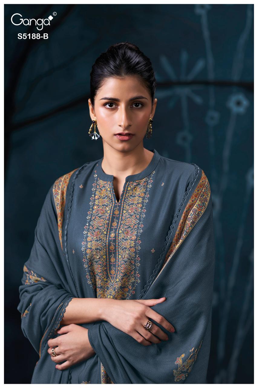 Ganga Grieya 5188 catalog wholesale latest salwar kameez designs catalogue