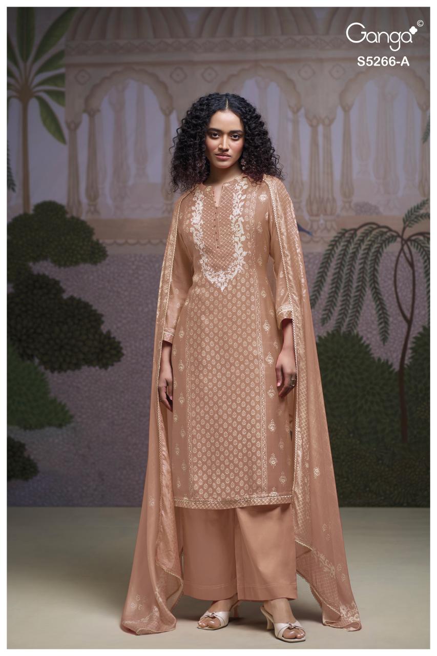 Ganga Herssa 5266 catalog traditional salwar kameez wholesale