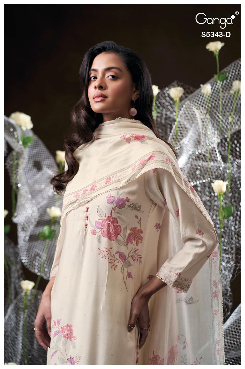 Ganga Hrushel 5343 catalog wholesale salwar kameez alveera