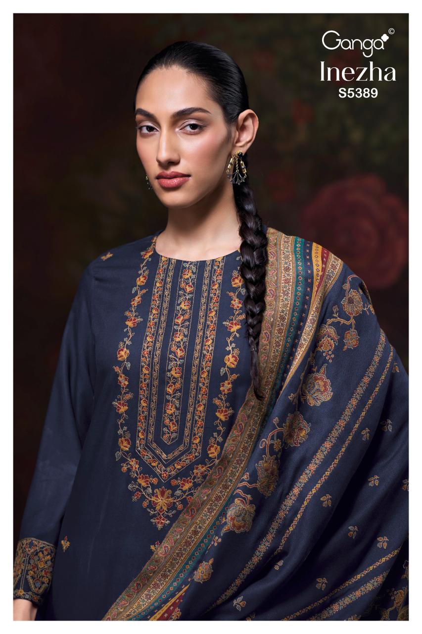Ganga Inezha 5389 catalog patiala salwar kameez wholesale
