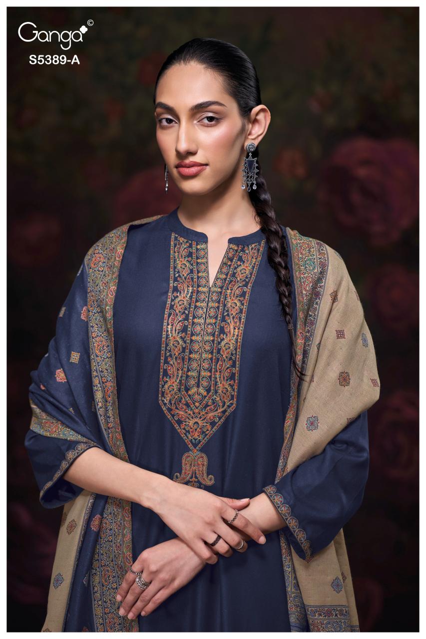Ganga Inezha 5389 catalog patiala salwar kameez wholesale