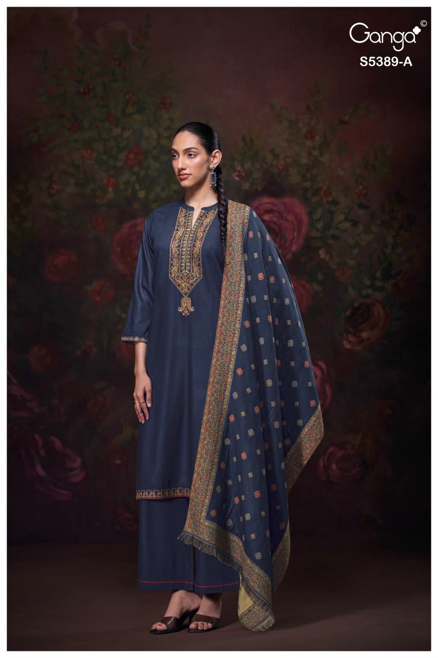 Ganga Inezha 5389 catalog patiala salwar kameez wholesale
