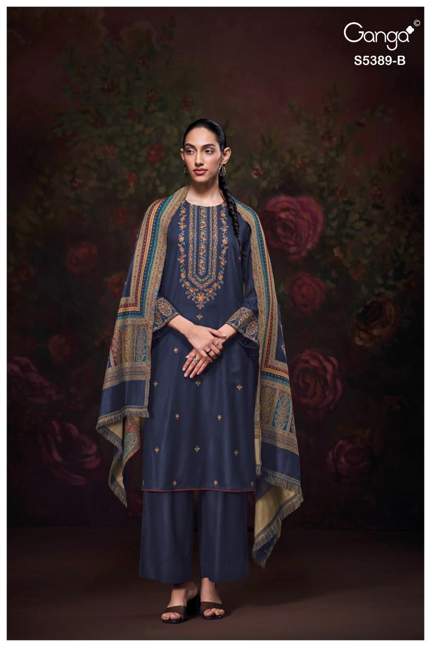 Ganga Inezha 5389 catalog patiala salwar kameez wholesale