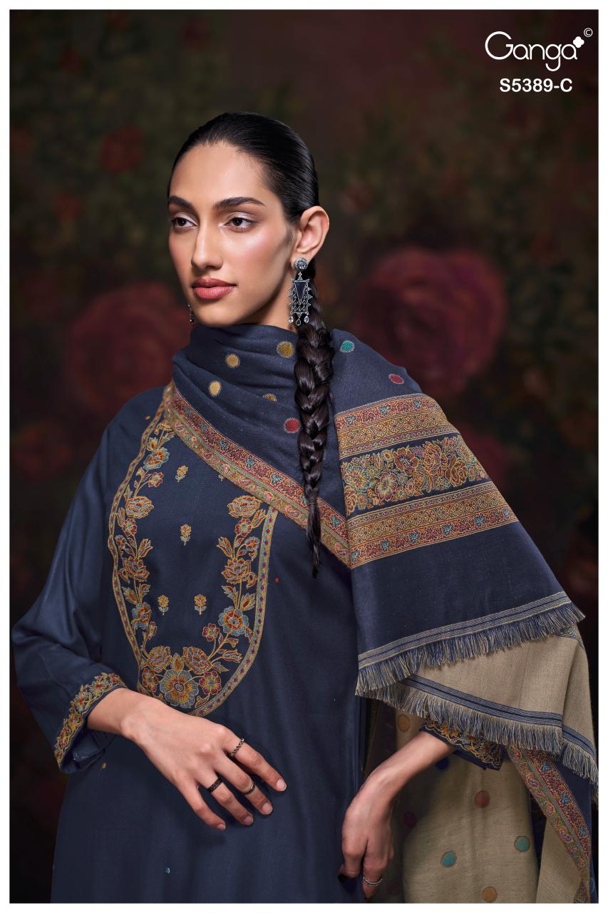 Ganga Inezha 5389 catalog patiala salwar kameez wholesale
