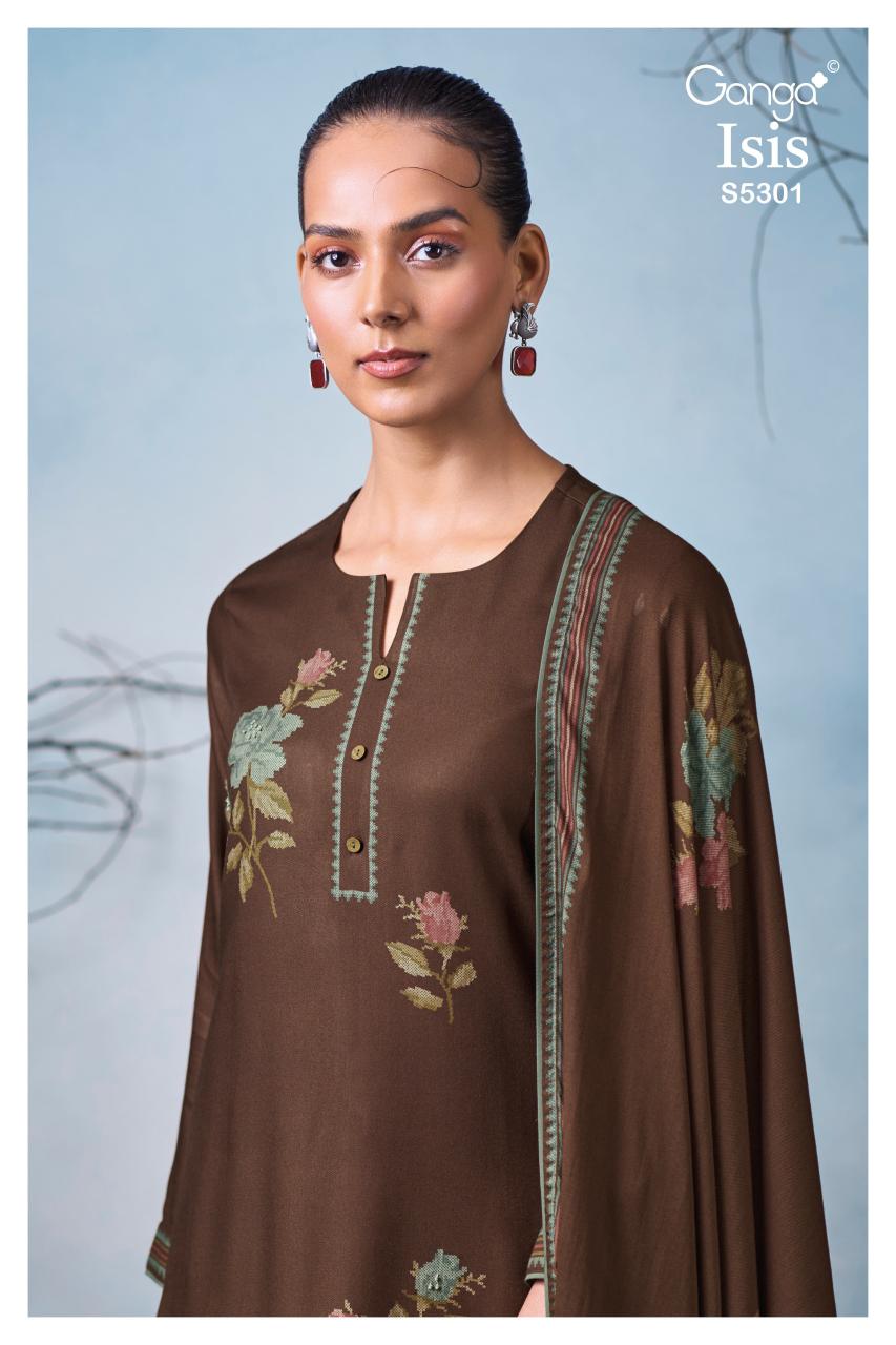 Ganga Isis 5301 catalog salwar kameez surat wholesale
