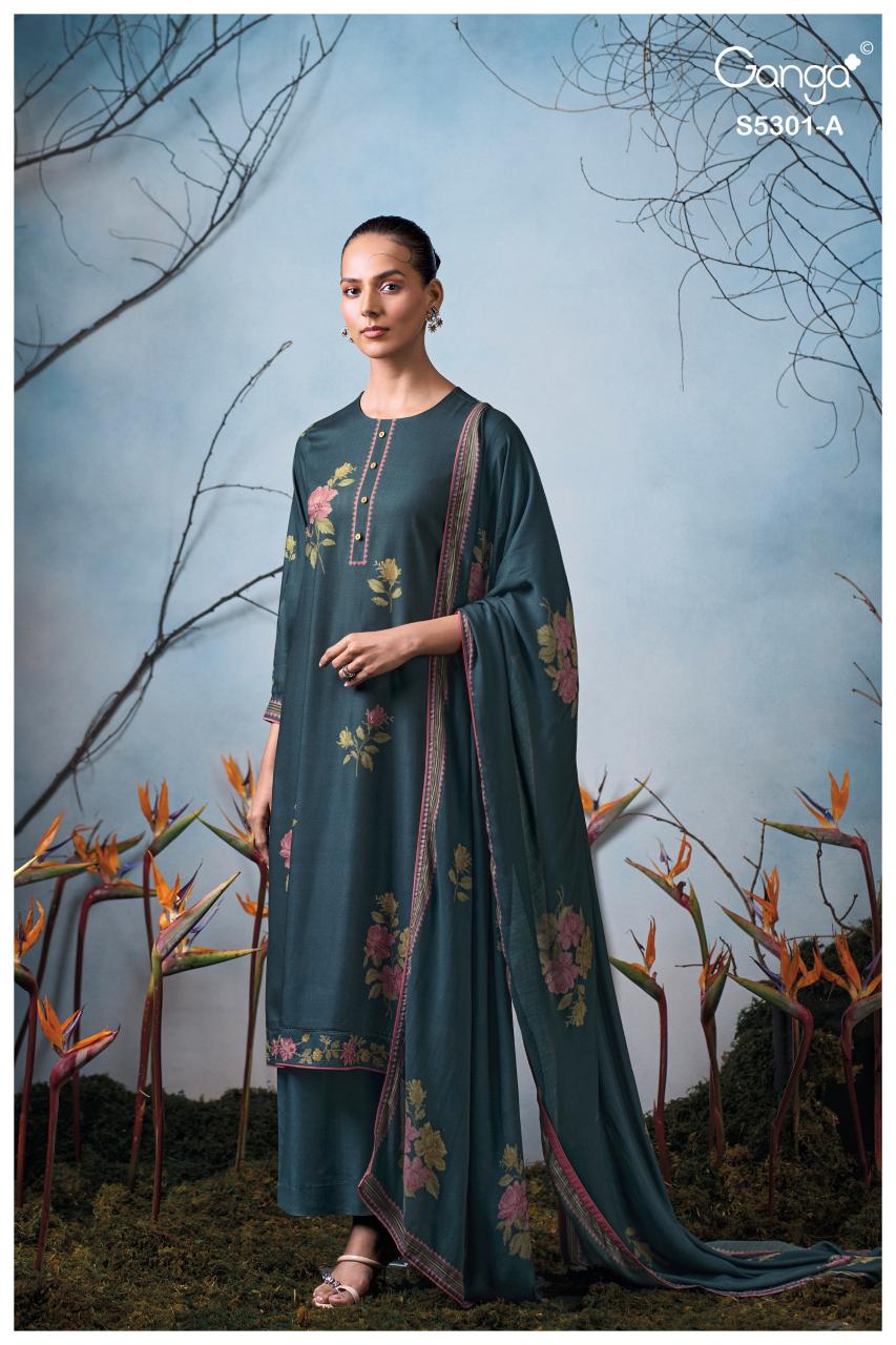 Ganga Isis 5301 catalog salwar kameez surat wholesale