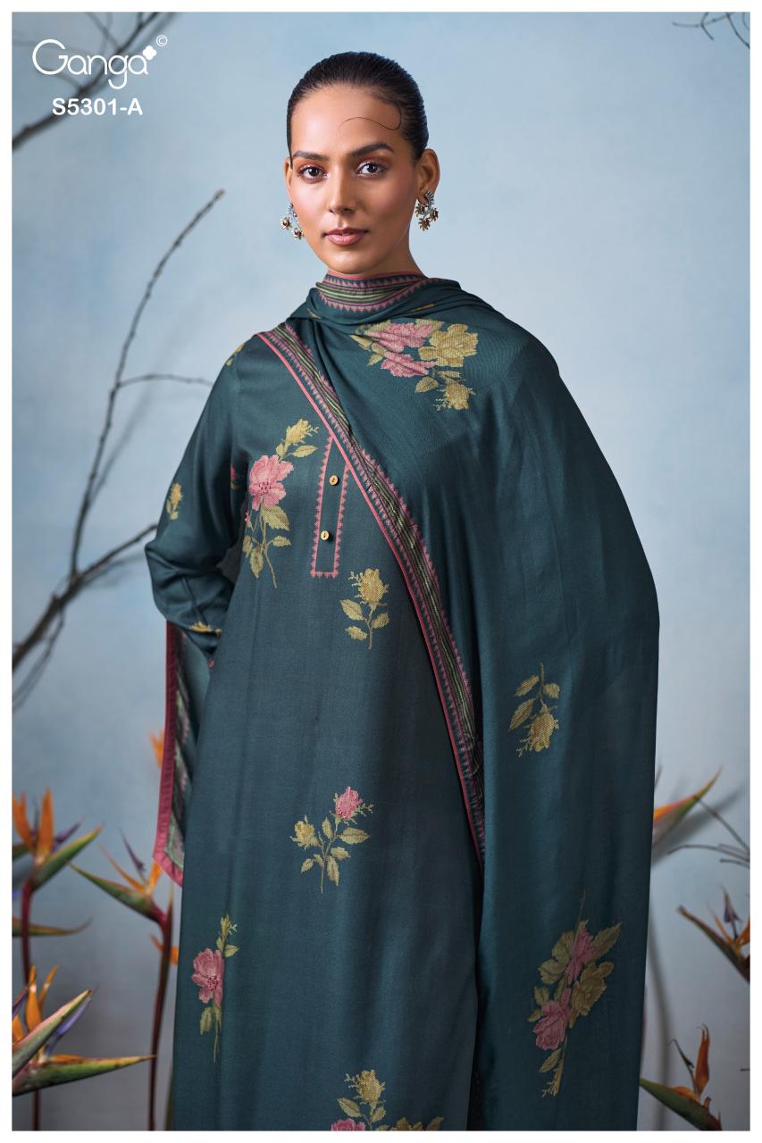 Ganga Isis 5301 catalog salwar kameez surat wholesale